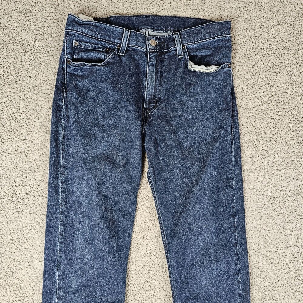 Levis 511 Jeans Mens 32x32 Denim Slim Fit Tapered Comfort Stretch Medium Wash